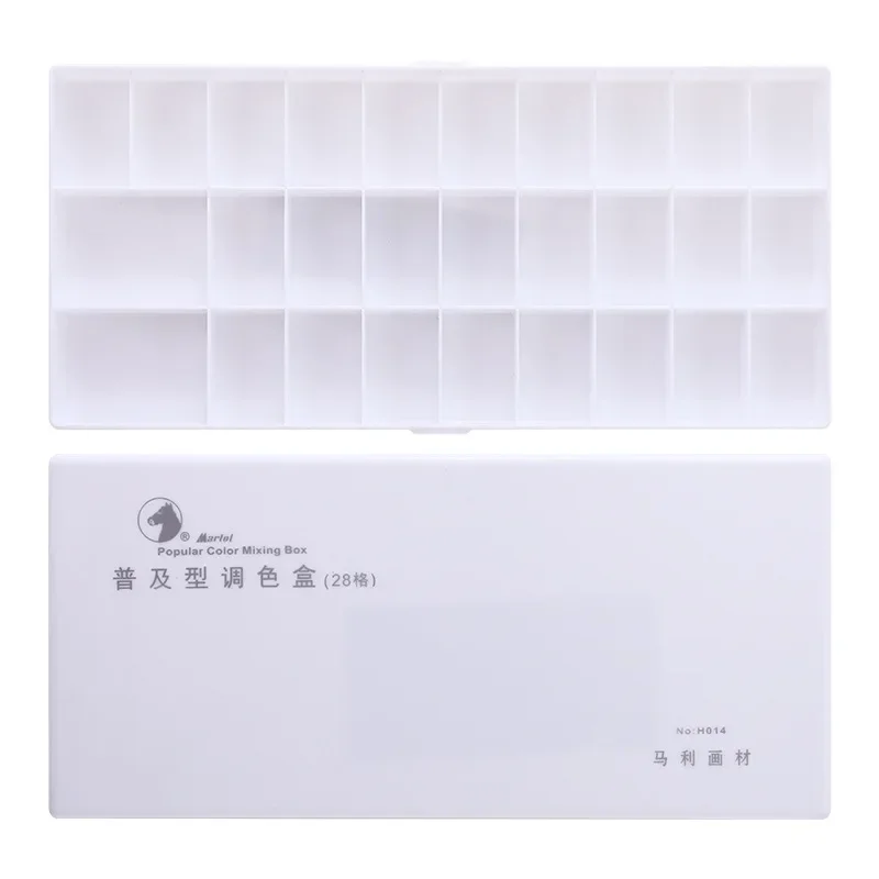 

28 Grid Color Box Watercolor Flip Palette Special Student Painting Professional Art Color Supplies