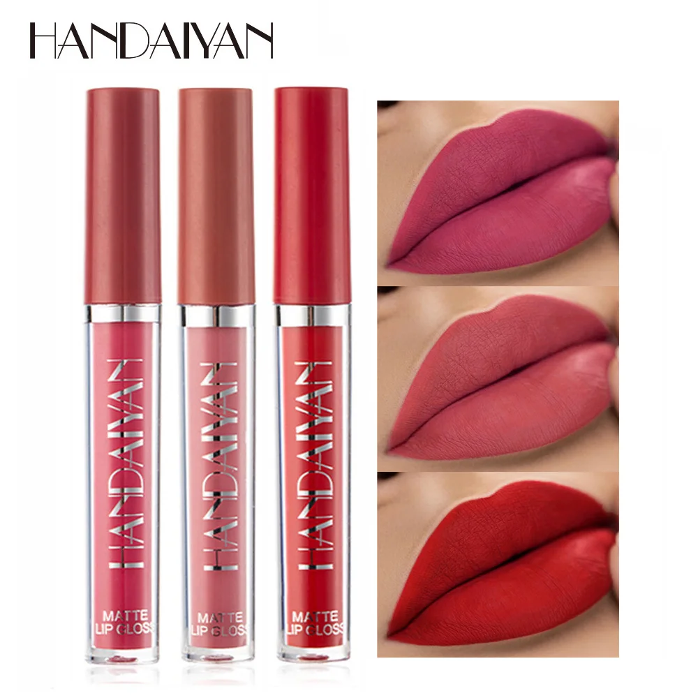 Waterproof Makeup Matte Liquid Lipstick Long-lasting Cosmetics Mist Nude Lip Gloss Cheap Stuff Lip Stick Lips Make up Lipgloss