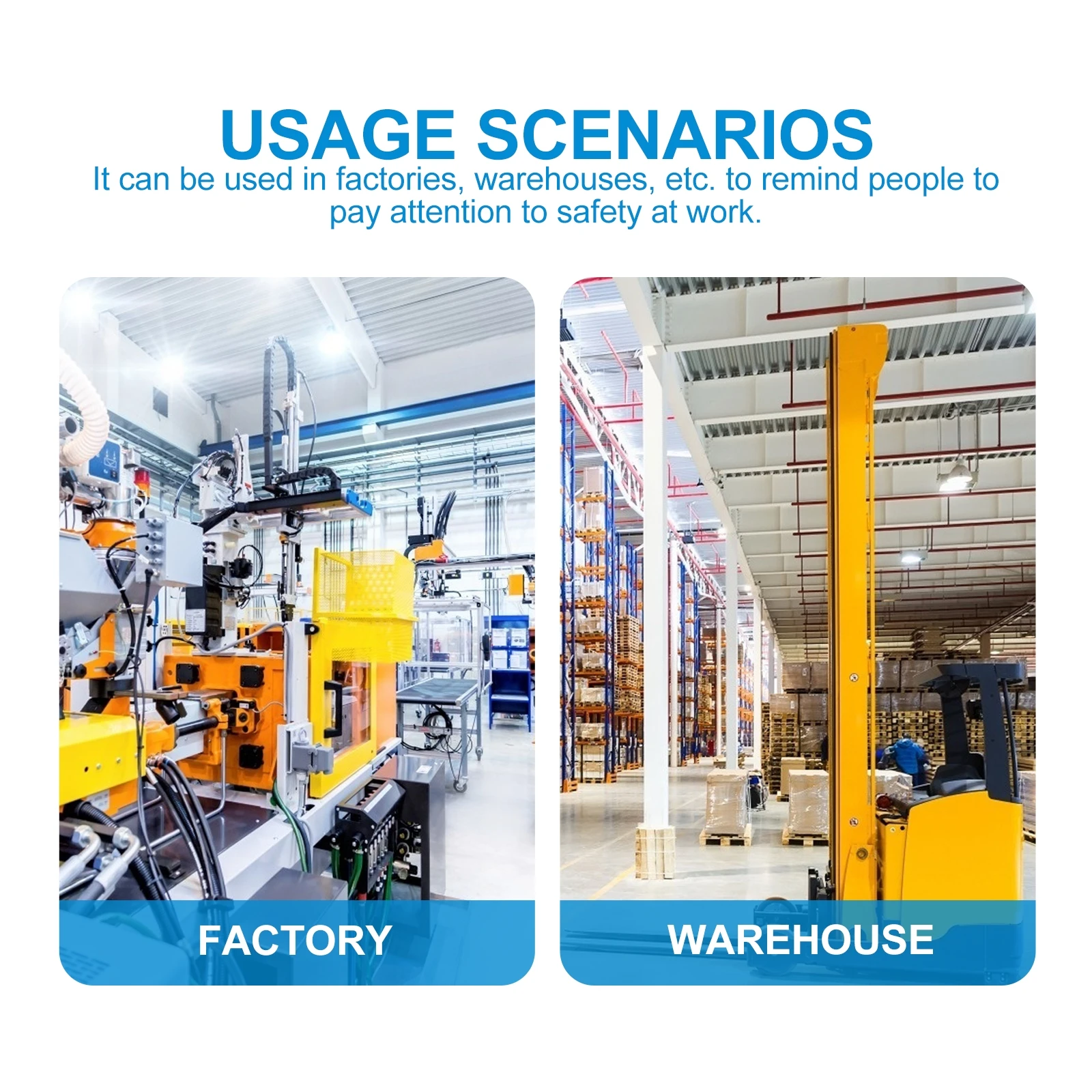 5 Pcs Warning Sign Stickers Safety Equipment Decal Machine Danger Pp Working Decals Caution