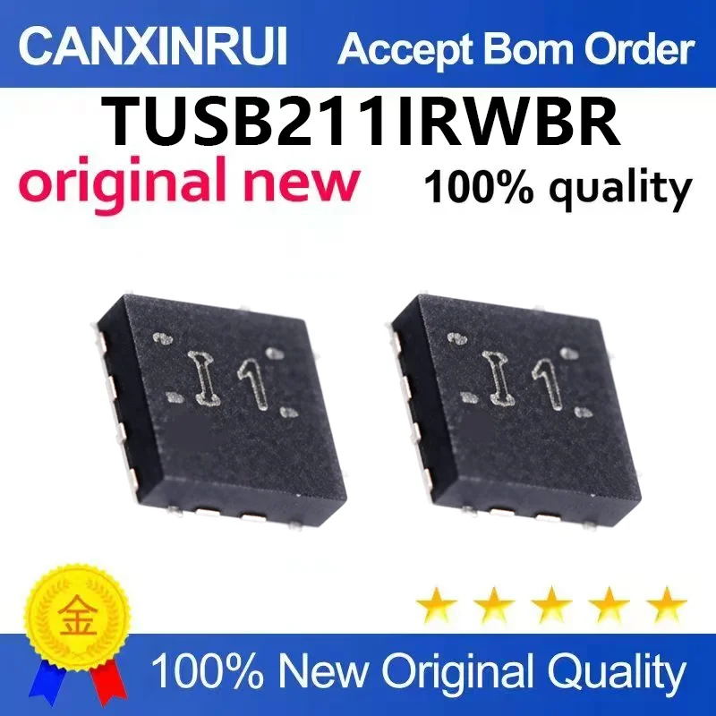 （5pcs-100pcs)Original genuine TUSB211IRWBR silk screen Y1 X2QFN-12 USB 2.0 high-speed signal conditioner