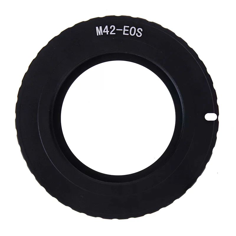 Aluminum M42 Screw Lens Adapter Ring for EOS EF Mount Compatible with AF III Confirm