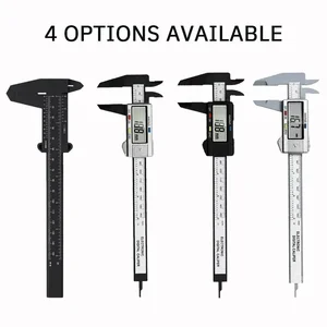 Digital Vernier Caliper 150Mm Plastic Measuring Tool With Lcd Display For Students Engineers Mini Precision Ruler