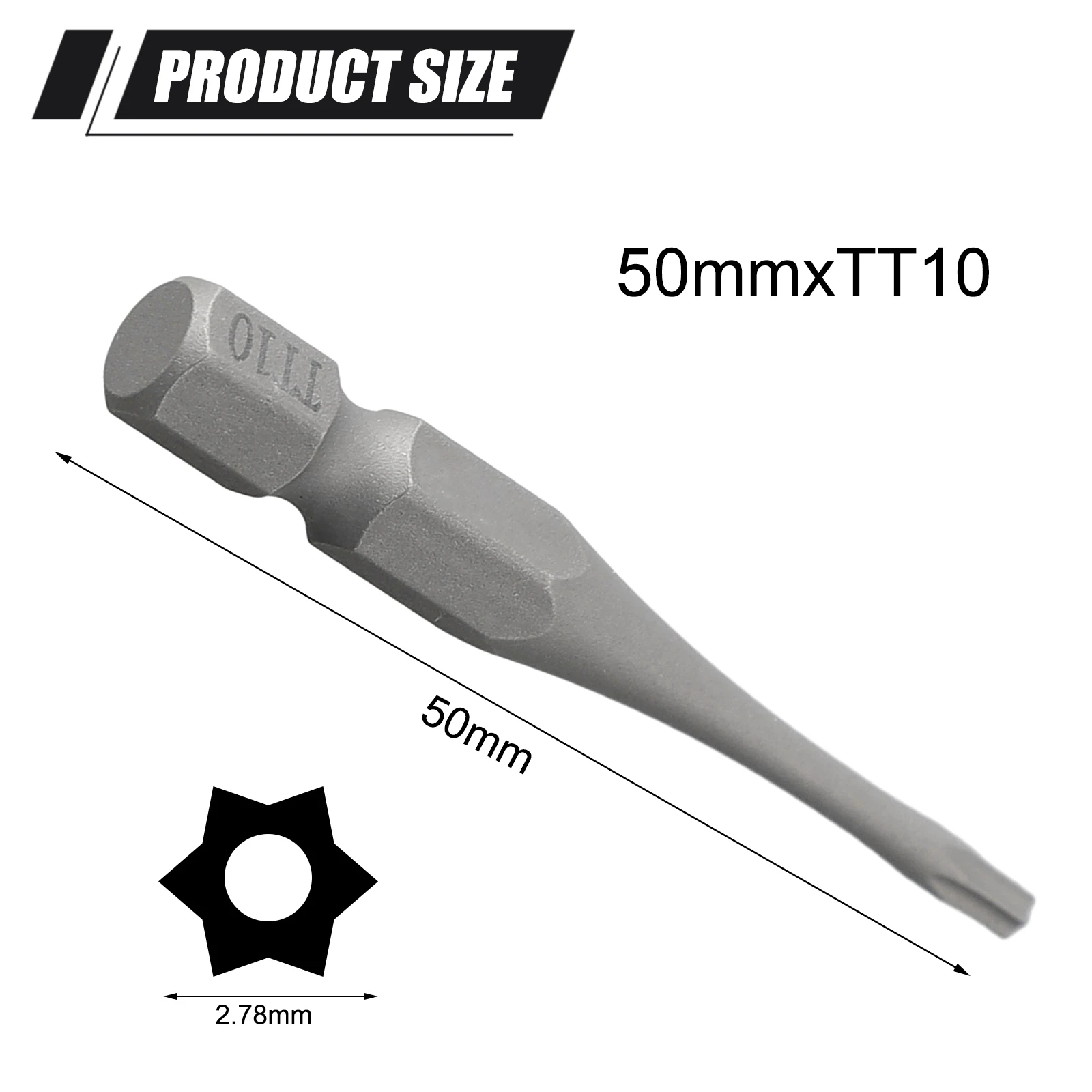Handgereedschap Schroevendraaier Bit 1/4 Inch Boor Set Voor Elektrische Boor T6-T40 Torx Beveiligingskop 1 stks Hoge Kwaliteit Materiaal