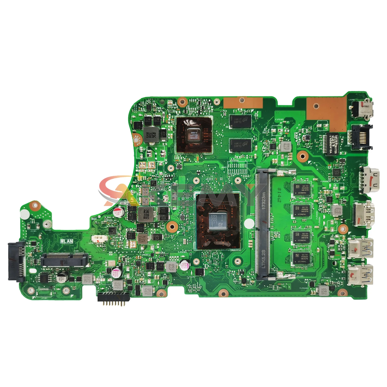 X555QG Laptop Motherboard For Asus X555QA X555Q X555B X555BP K555B X555BA Mainboard A6 A9 A10 A12 FX-9800P CPU 4G/8G-RAM