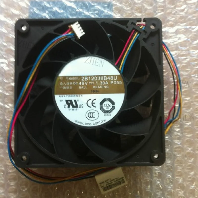 

Y 1 шт. новый для AVC 2B12038B48U DC 48 В 1,3 А 4-проводной вентилятор постоянного тока с высоким потоком воздуха # QW.