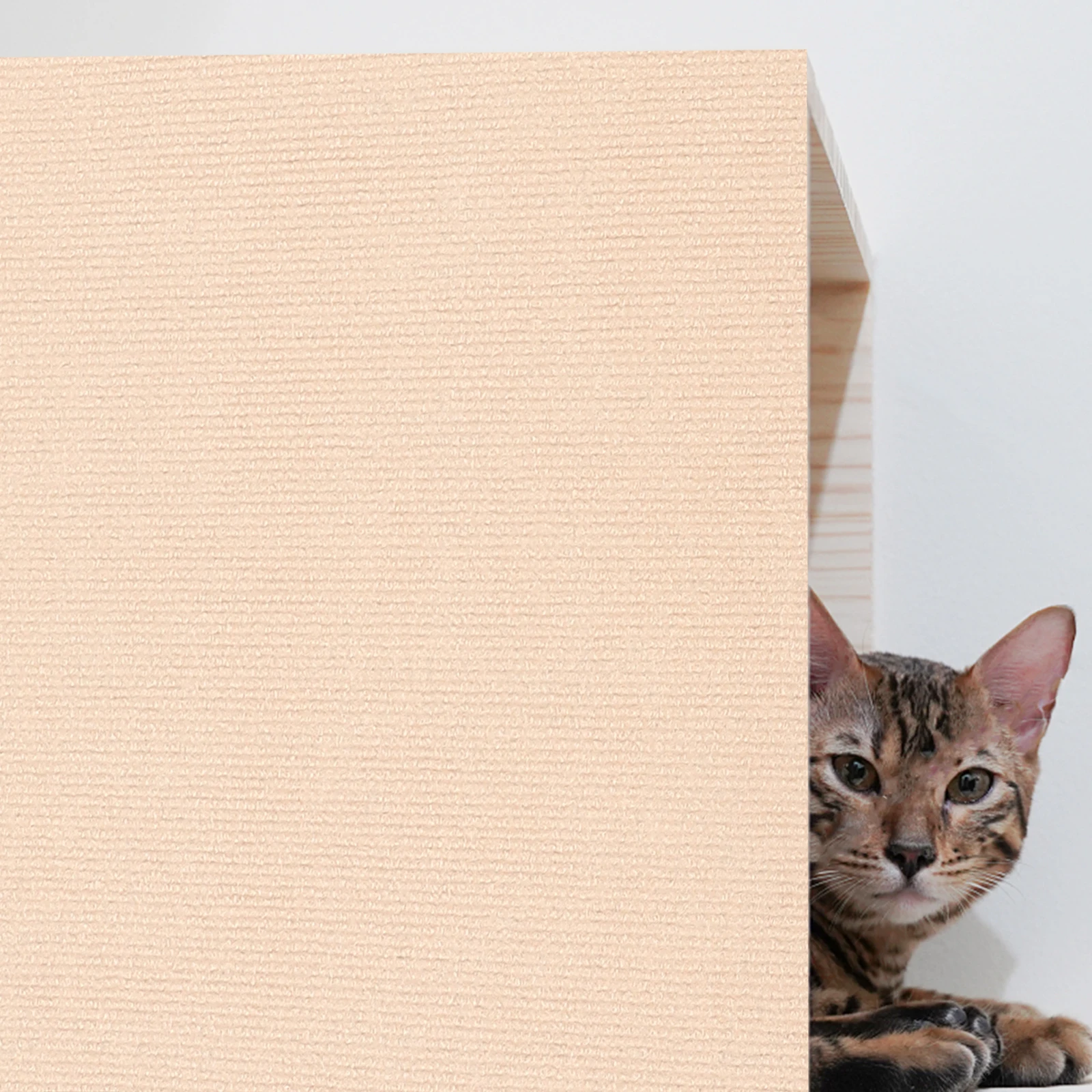 

Adhesive Cat Scratcher Mat Can Be Cut Wear-Resistant Pet Furniture Protector Self-Sticking Carpet For Cats Tree Replacement