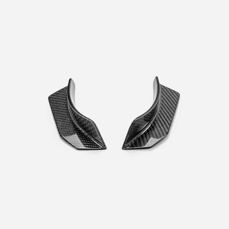 For Fiat 500 595 695 Abarth Series 4 EPA ATTK Front Bumper Canard (EU 16-23 S4 Model) Exterior Upgrade Accessory