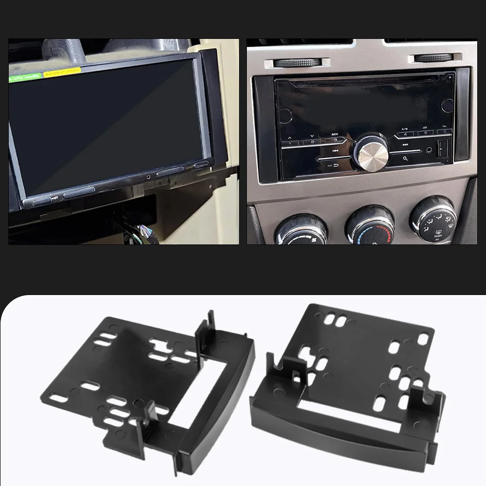 

2pcs 2 DIN Radio Dash Kit For Chrysler 200 300 Aspen Dodge Avenger Caravan Ram Dakota For Jeep Compass Grand Wrangler Patriot