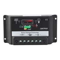 DC 12V 24V Solar Charge Controller Portable Safety Solar Panel Battery Regulator Charge Charging Controller