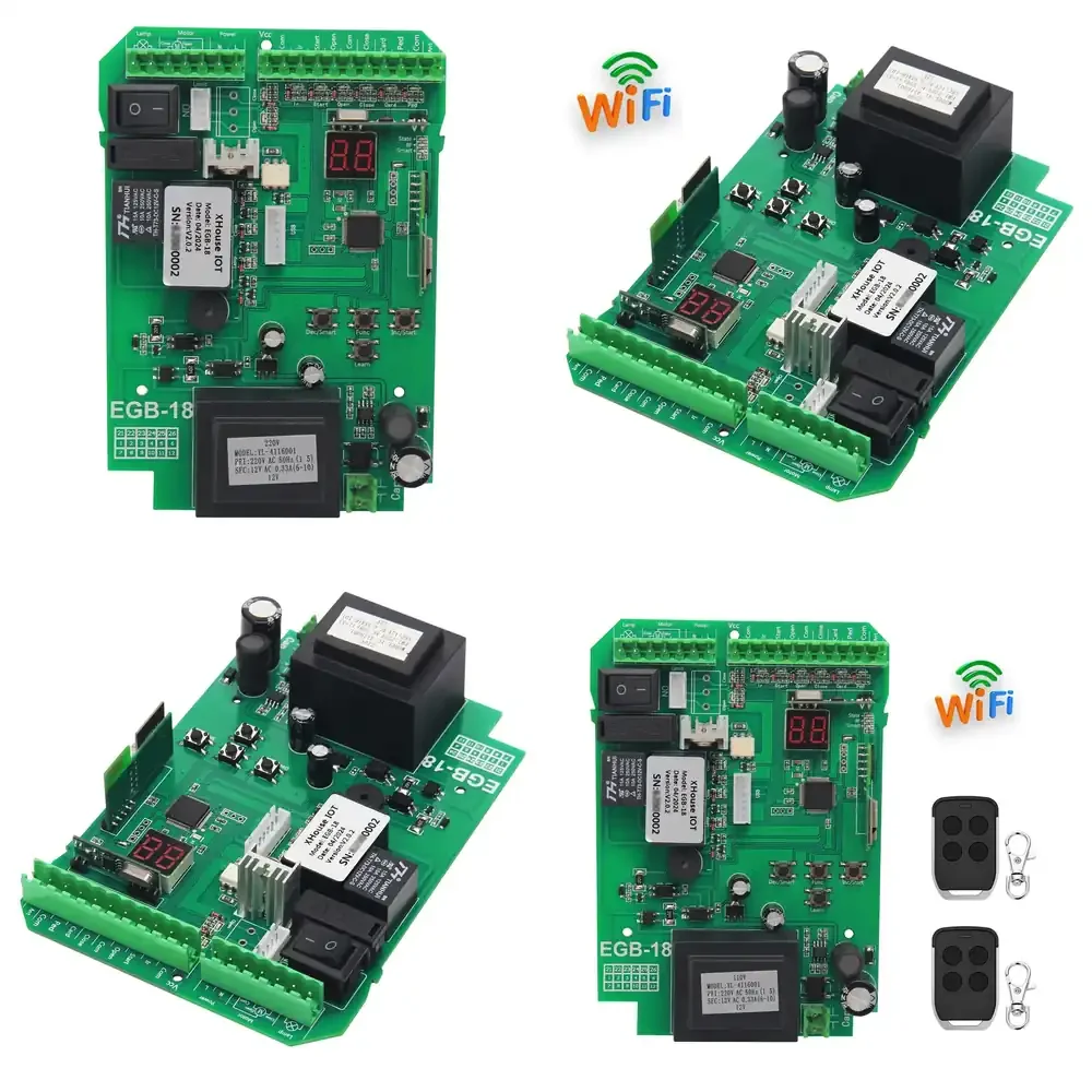 WAP01  Wireless IoT WiFi Sliding Gate Opener Controller – PCB for Automatic Gate Systems