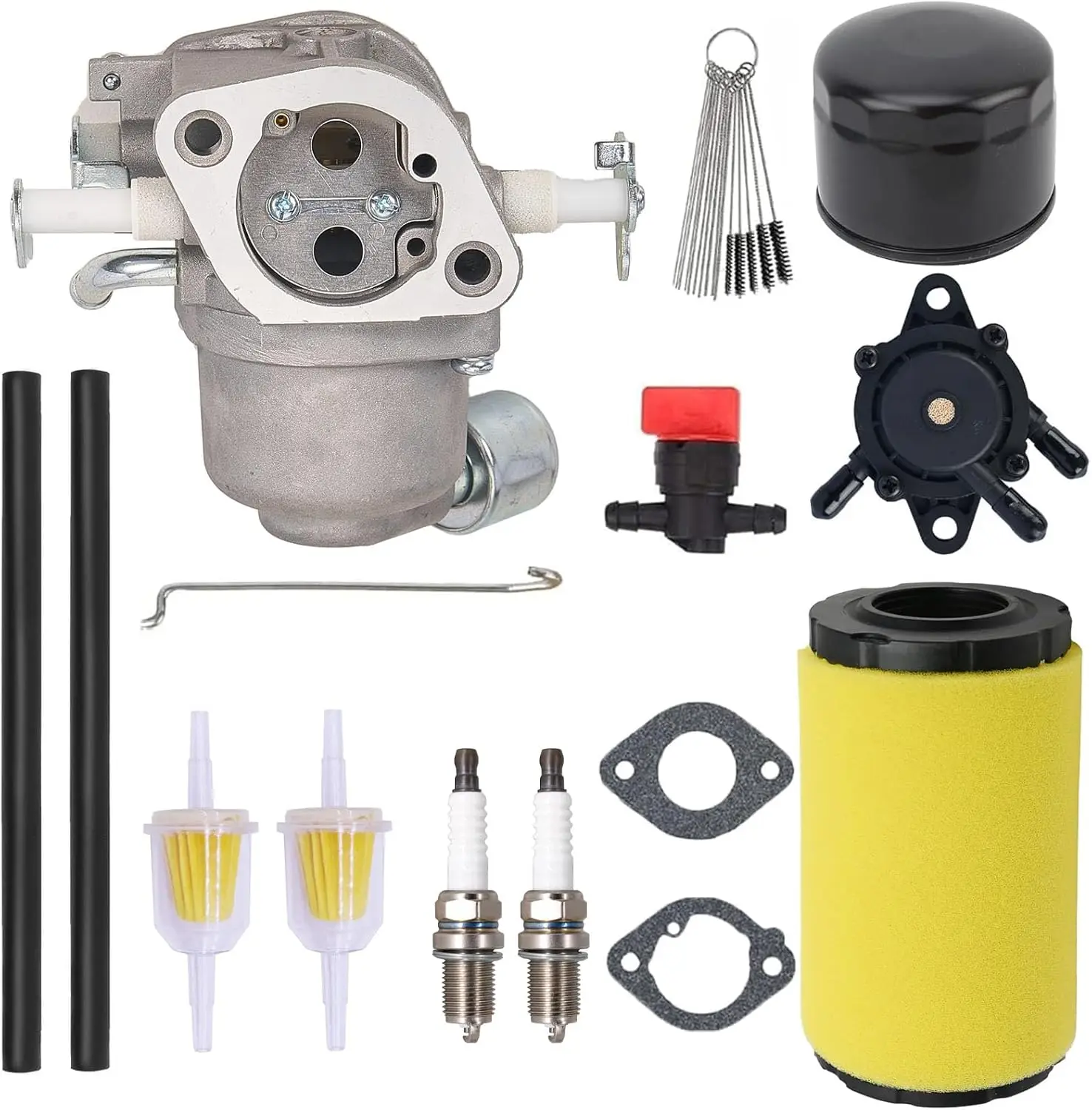 New Z335E Carburetor Carb Tune Up Kit Fits for John Deere Z335E Zero Turn Mower - with Fuel Pump Air Filter