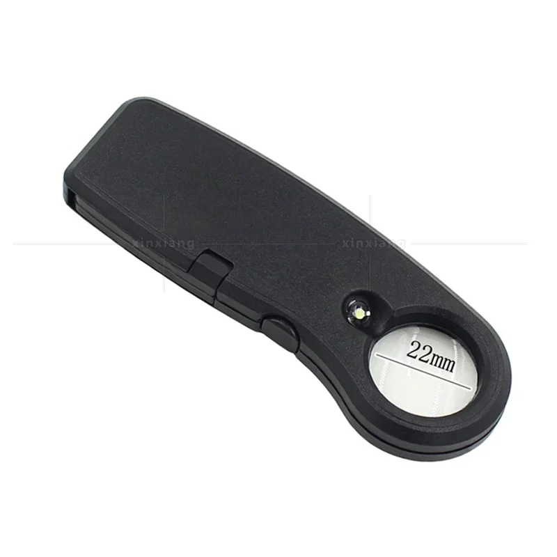 Увеличительное стекло 40X с УФ-лампой