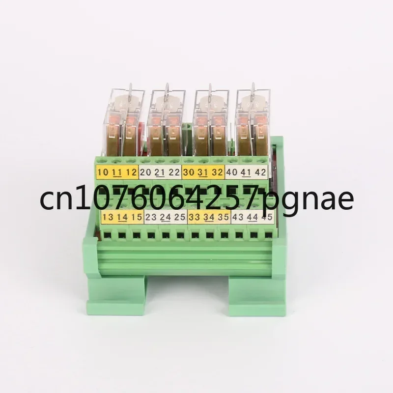 JR-4L2-24VDC Relay Driver Board Module Solid State Relay Module One Opening and One Closing Relay Module