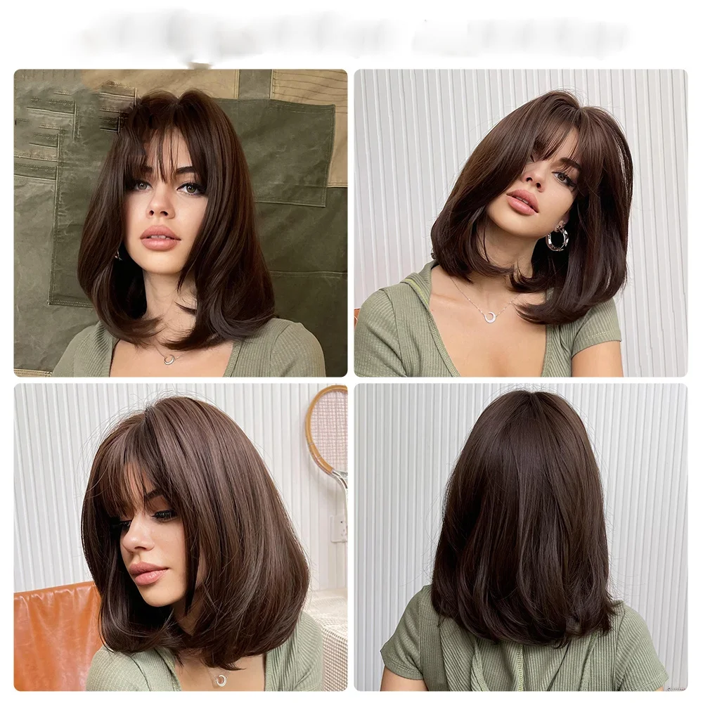 Wig rambut manusia Yahudi dasar sutra 5x5 gelombang tubuh 22 inci panjang warna cokelat lunak tanpa lem rambut bayi HD renda rambut Eropa prepked