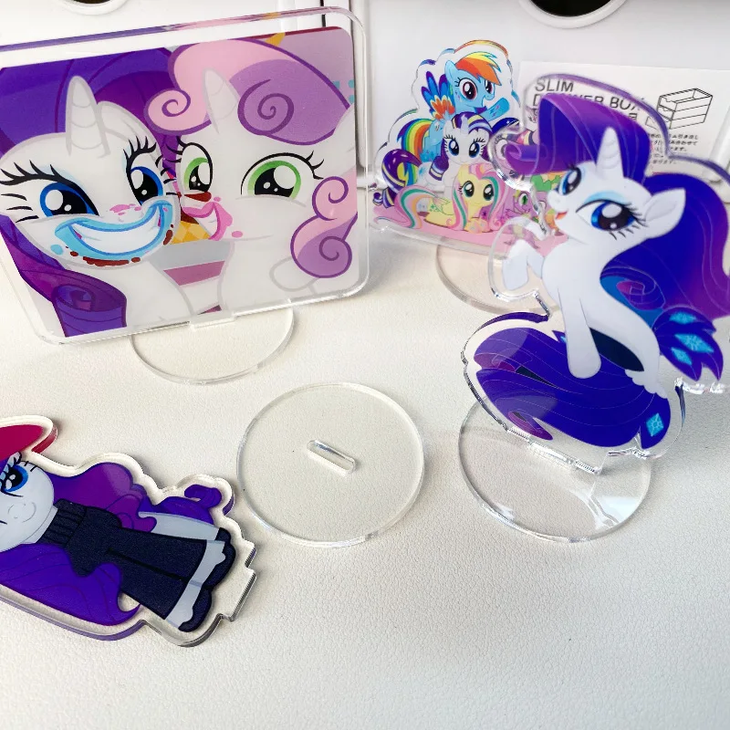 البوب الكرتون بلدي ليتل المهر ملصق الاكريليك سطح المكتب ديكور لطيف فتاة تحت عنوان الديكور لعبة البضائع الإبداعية التبعي #3