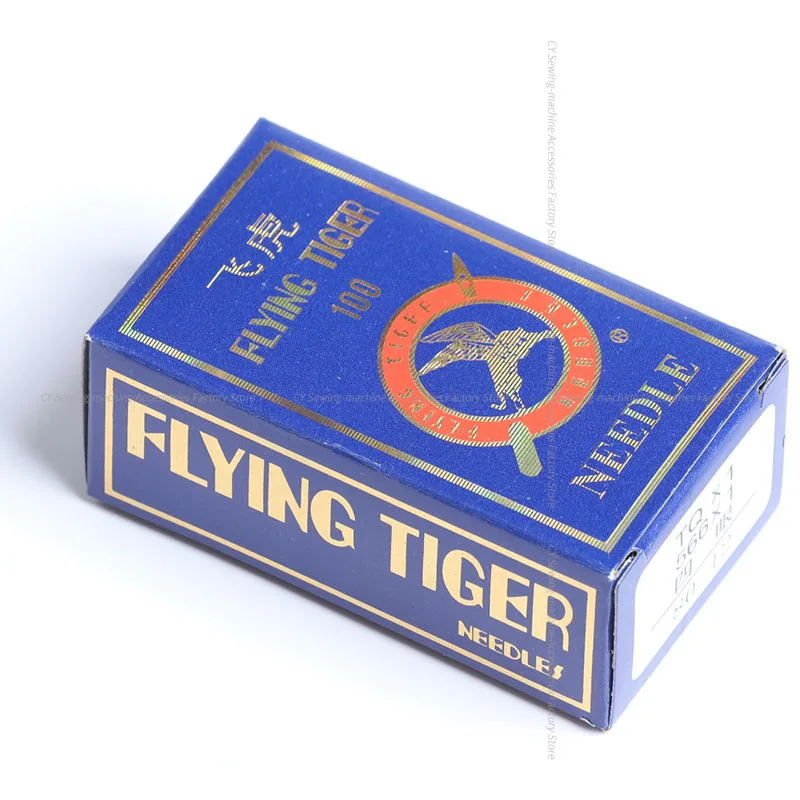500PCS UY128GAS DVX43 DV*43 Flying Tiger Needles Three Needle Five Threads Sewing Machine Needle Overlock Interlock Industrial