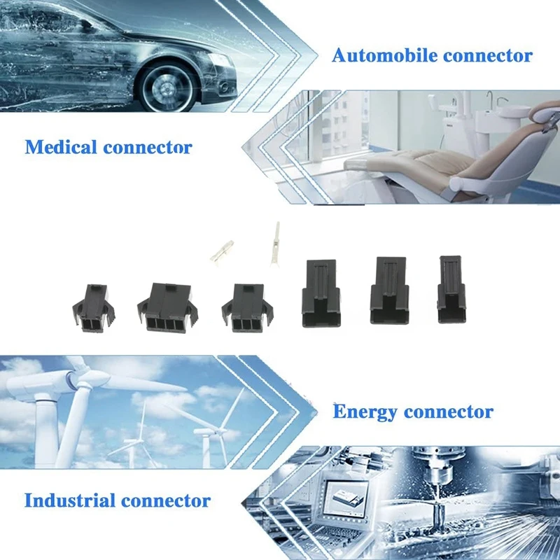 

ABTU-2.54Mm Dupont Terminal Male/Female Pin SM2.54 Cable Plug 2/3/4 Pin Jumper Header Housing Wire Connector 480Pcs