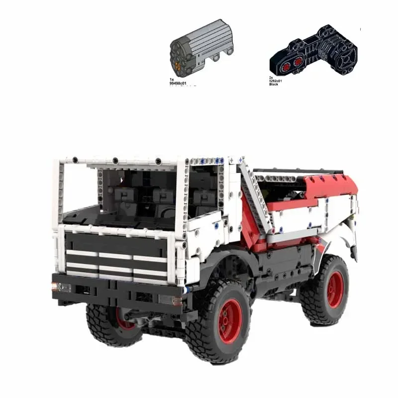 

Building Blocks MOC-206115 Rally Truck 1008PCS Light Rally Truck Children's Birthday Gift Christmas Toys Gifts