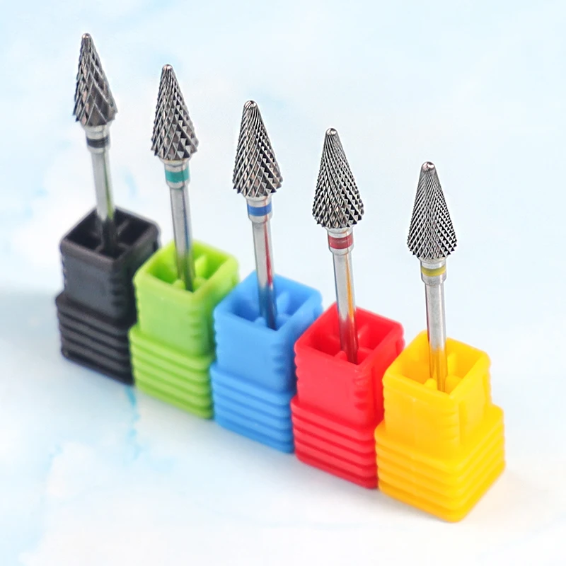 Ausverkauf! Nagelbohrer-Bits aus Hartmetall, großer Kegel, elektrischer Fräser, Gel-Poliermittel-Entferner, Schleifwerkzeuge, DIY-Zubehör und -Zubehör. – Detail 5
