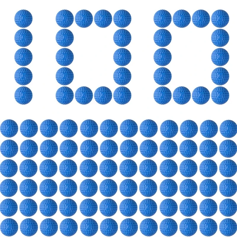 

100PCS Round Ball Bullets Refill Darts Pack For Nerf Rival Series(Yellow,Blue,Red,Green,Orange)