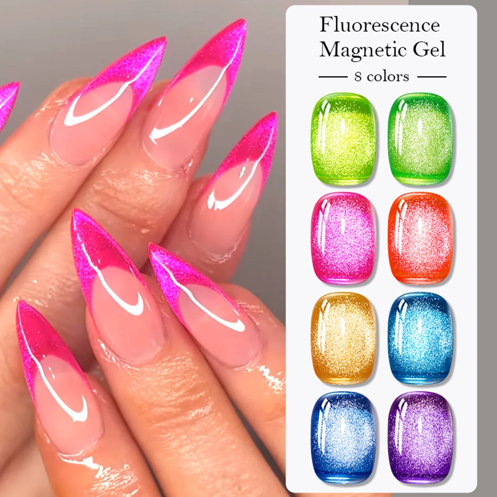 12 قطعة/المجموعة الأخضر القط المغناطيسي هلام مجموعة تألق بريق شبه دائم نقع قبالة الأشعة فوق البنفسجية الورنيش النعناع الأخضر لوازم هلام DIY بها بنفسك سحر مسمار كيت #4