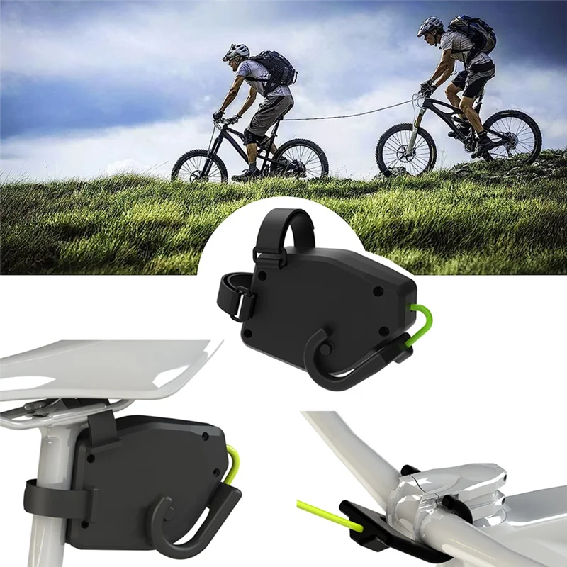 

A48F-Nylon Traction Rope Parent-Child MTB Bike Towing Rope Ebike Safety Equipment Outdoor Tool Black