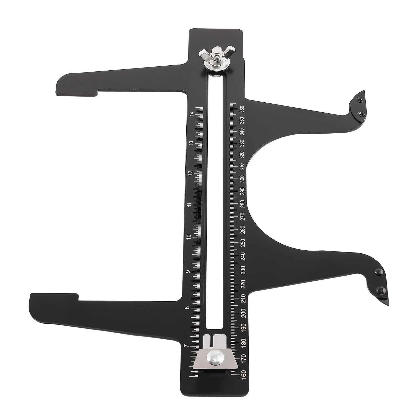 Brake Resetting Gauge W/ Knurled Knob 6-1/2 to 14-1/4 inch Accurate Measurement