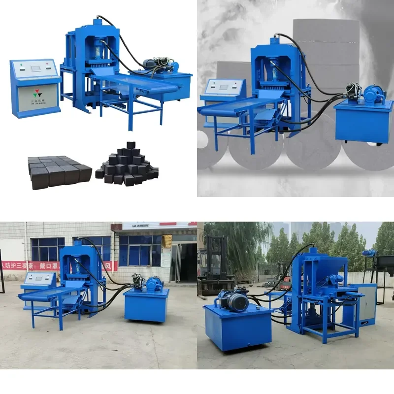 2026 CE China Supplier BBQ Hydraulic Shisha Charcoal Press Machine Hookah Cubic Charcoal Compress Making Machine