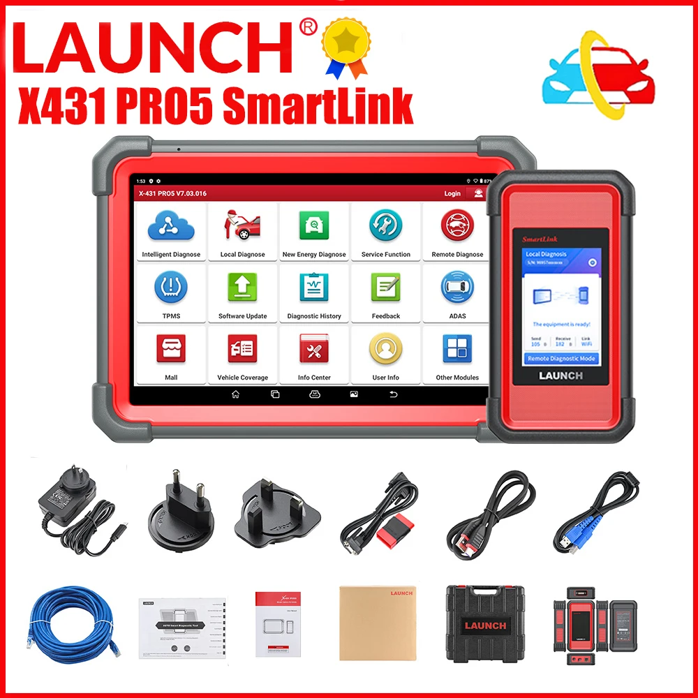 

2024 Launch X431 PRO5 SmartLink Car Diagnostic Tools J2534 Programming OBD2 Scanner Diagnosis Automotive Tool pk X-431 V+ PRO3