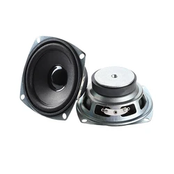 2Pcs/lot 3 Inch Audio Full Range Speaker Unit 4 Ohm 5W 78MM Square DIY Portable Bluetooth Multimedia Loudspeaker Home Theater