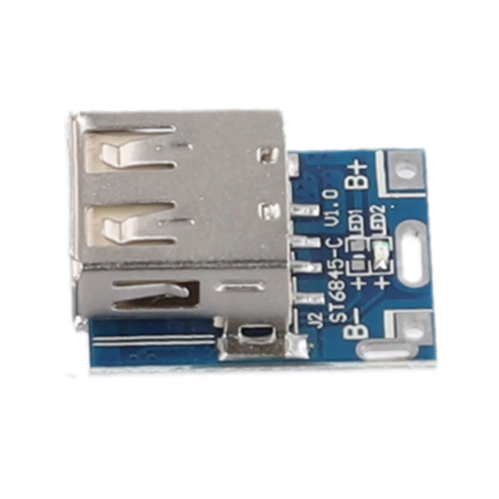 

134N3P Charge-Discharge Integrated Module High-Precision Boost Converter Step-Up Power Module 5V1A LED Display USB & Micro Port
