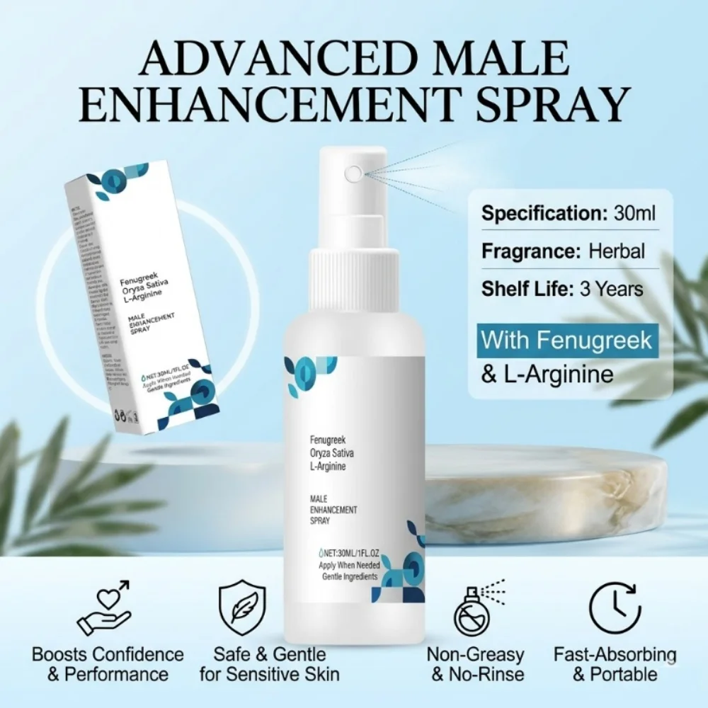 30ml Male Enhancement Spray Natural Safe Gentle Ingredients Boost Confidence Improve Daily Happiness Private Body Care Spray