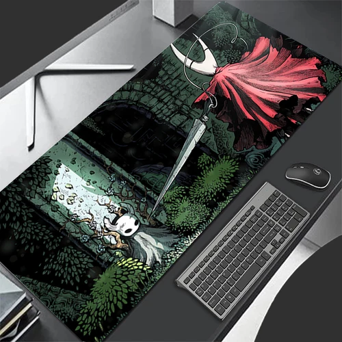 Imagen 2 del producto Alfombrilla de ratón con patrón, alfombrilla de goma para ratón, accesorios para PC, alfombrilla de escritorio, alfombrilla antideslizante para mesa de oficina, alfombrilla para teclado de caballero hueco para Gamer