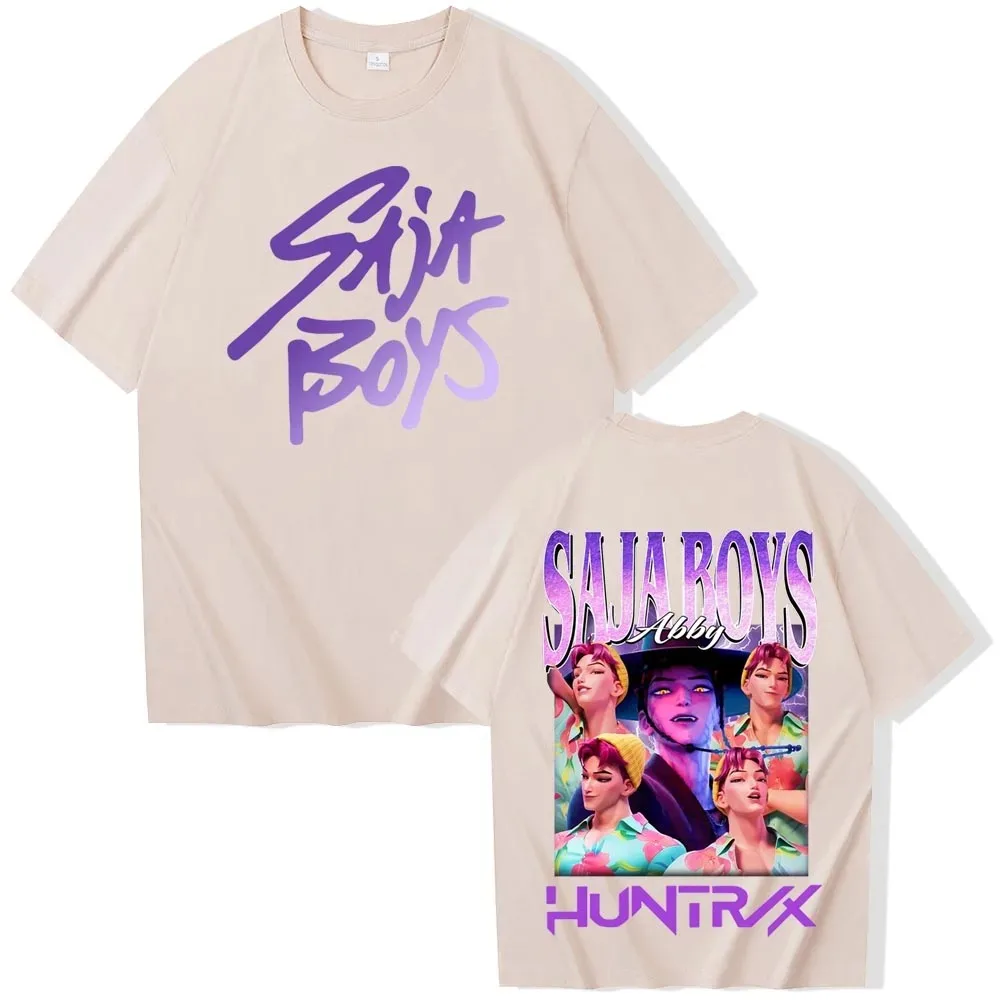 

Anime K-Pop Demon Hunters Women Men T-Shirts Oversized Street Hip Hop Harajuku O-Neck Short Sleeve Shirts Commemorative Top Tee