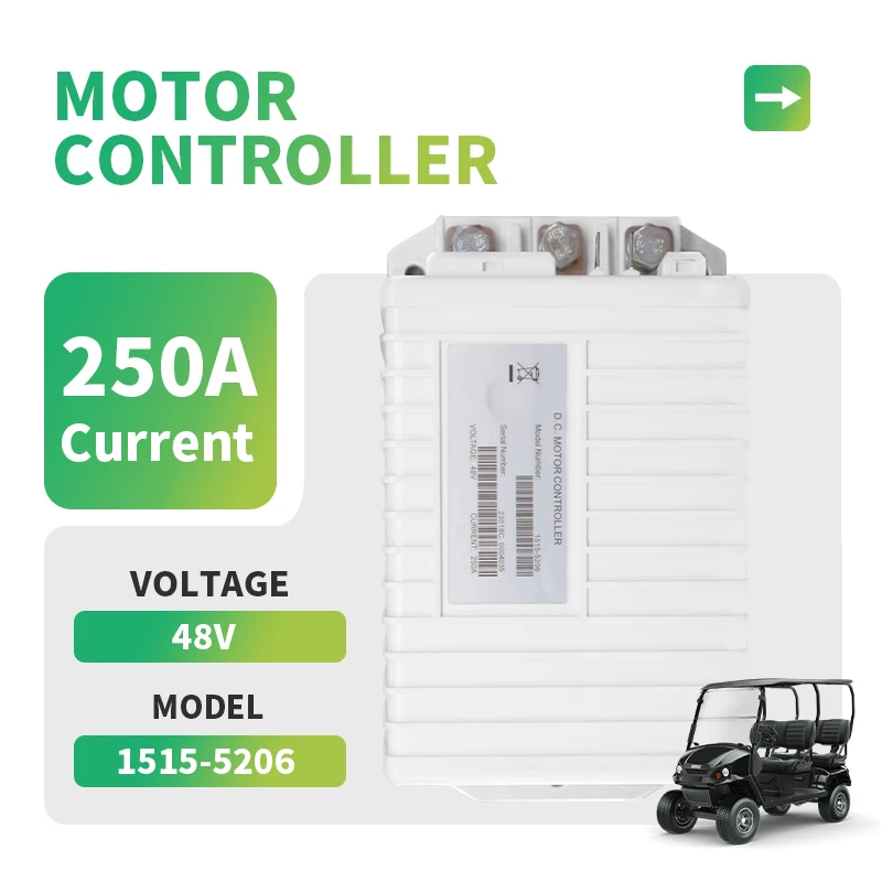 

48V 250A Controller 103982301 for Curtis Club Car Precedent (2014-2019) Golf Cart 1515-5206