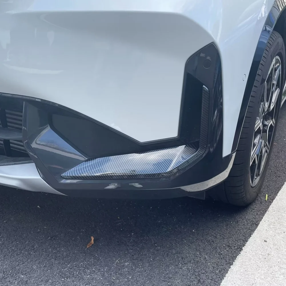 

Для BMW X1 U11 2023 2024 Xline передний бампер, вентиляционное отверстие, разделитель, противотуманная фара, решетка, аксессуары, детали - карбон