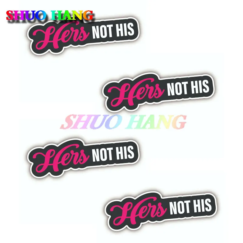 

Hers Not His Sticker Decals Funny Car Decals JDM DRIFT MUM CUTE WINDOW PINK GIRLS Vinyl Car Accessories Window Trunk Racing PVC