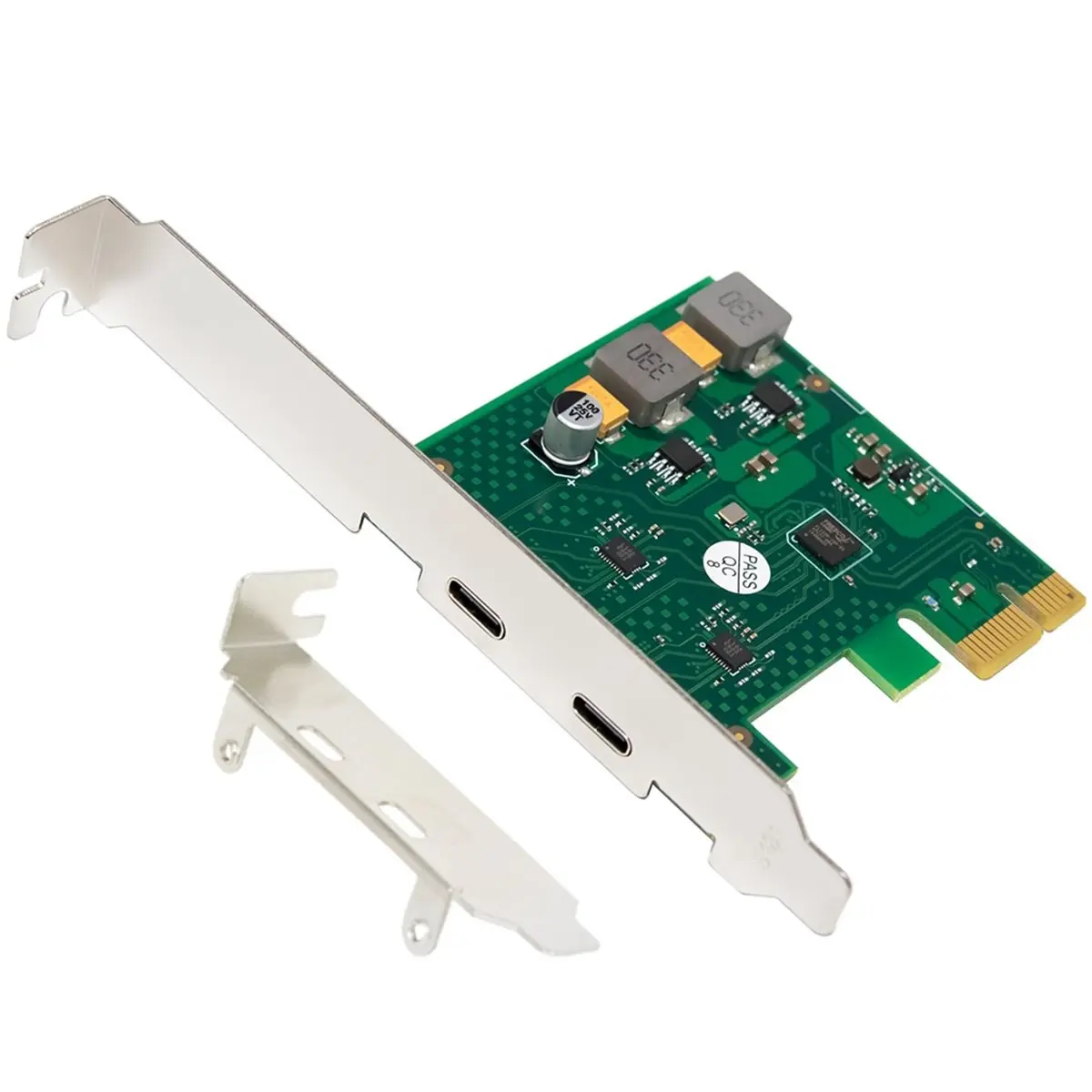 NEW FACTORY~USB3.0 PCI-E Expansion Card USB-C Gen1 HUB Adapter Card 5.0Gbps FL1100 Chip Power-Free view 3