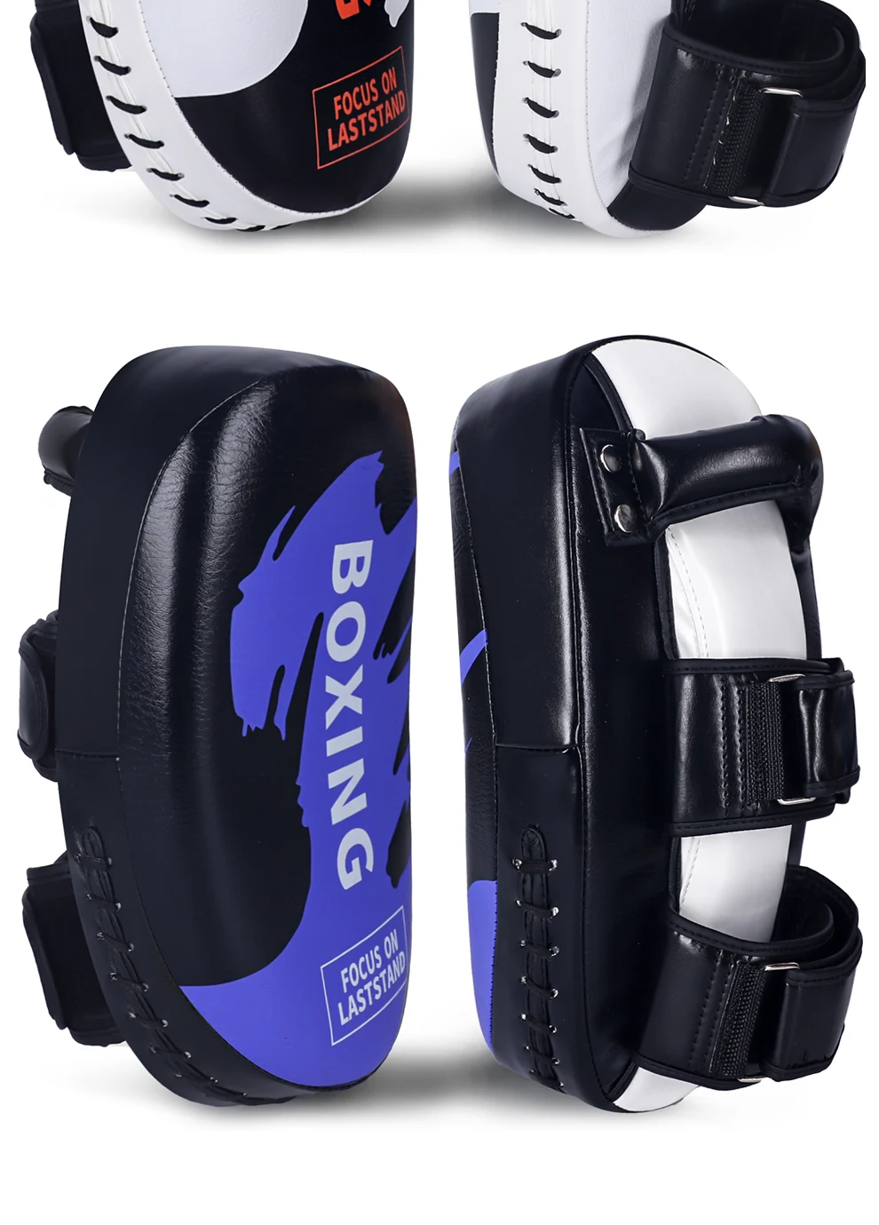 1PCS PU Leder Boxen Ziel Hand Fuß Treten Pad Tasche für Muay Thai Taekwondo MMA Kampfkunst Training Fitness ausrüstung – Detail 10