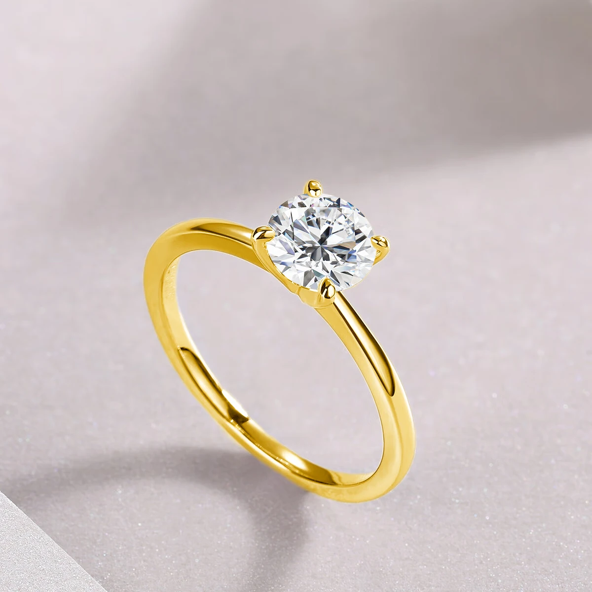 Szjinao 14k Gold Filled ring Moissanite 1ct 2ct 3ct D Color VVS1 Wedding Jewelry For Women With GRA Certificate High Quality New