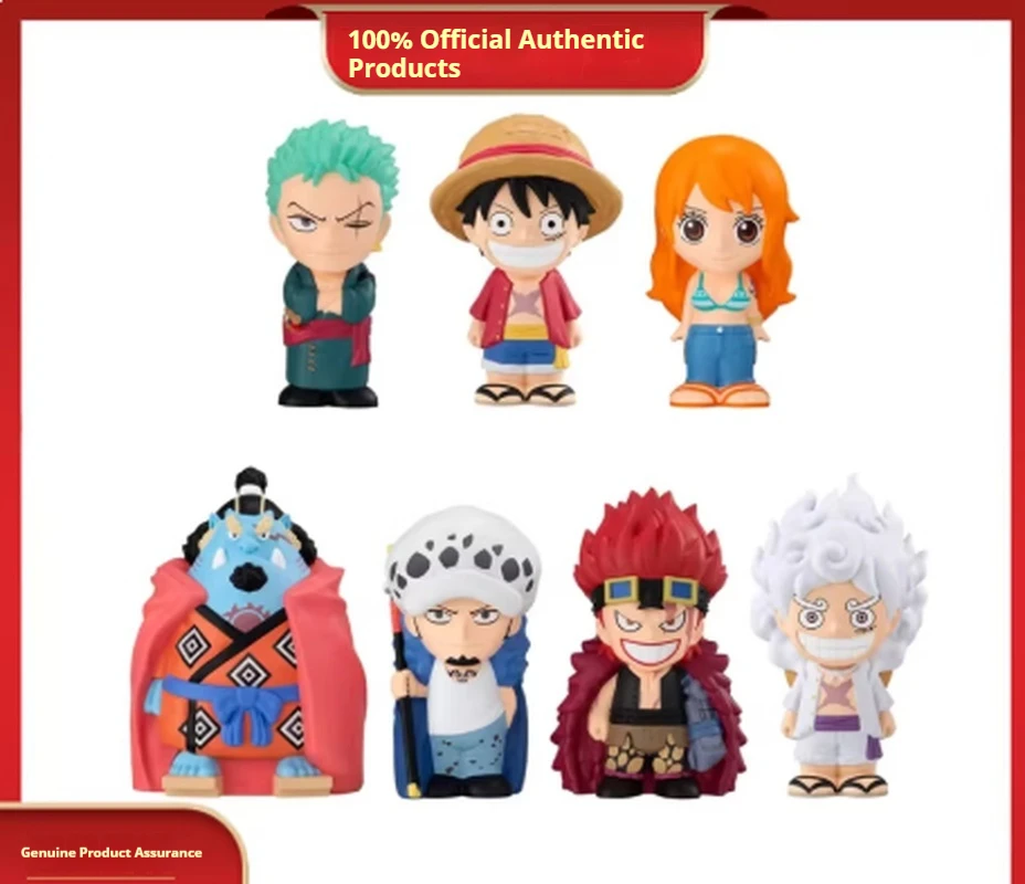 

Bandai Authentic One Piece Soft Vinyl Figure Blind Box Anime Character Figurine Collectible Gift Desktop Decor For Anime Fans