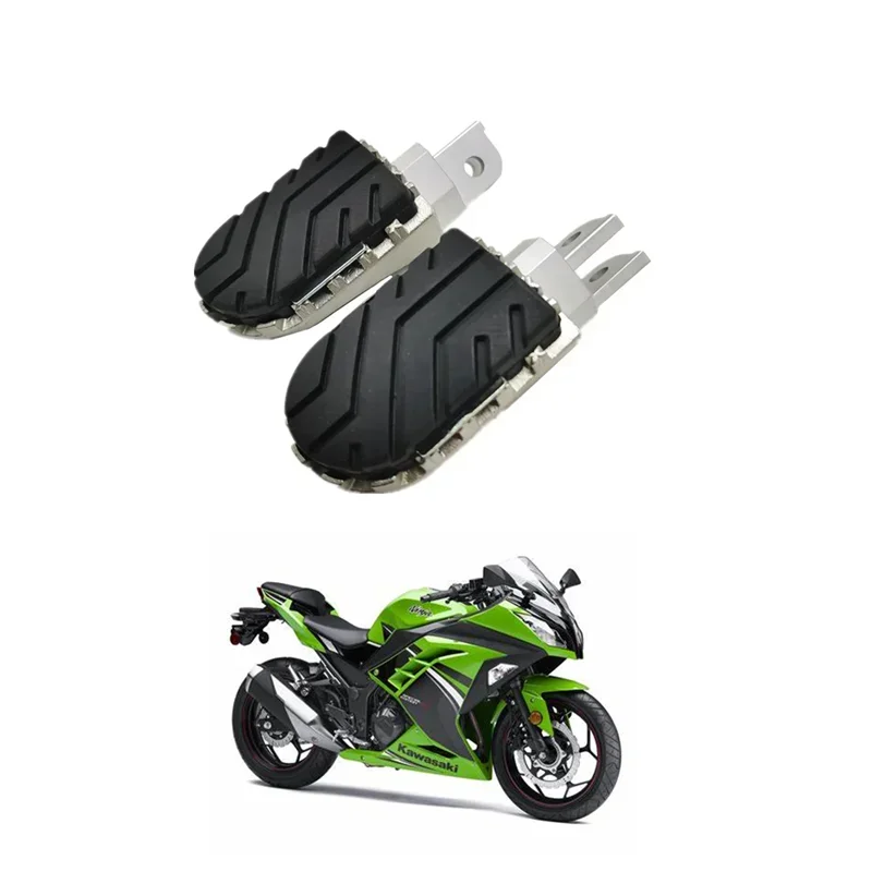 

FOR KAWASAKI Ninja300 Ninja250 NINJA 250 300 Motorcycle Accessories Front Footpegs Foot Rest Peg