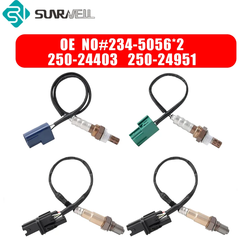 

4pcs 234-5056*2 250-24403 250-24951 Air Fuel Ratio Lambda Oxygen O2 Sensor for Nissan Frontier NV1500 HONDA ACCORD 3.5L 12-16