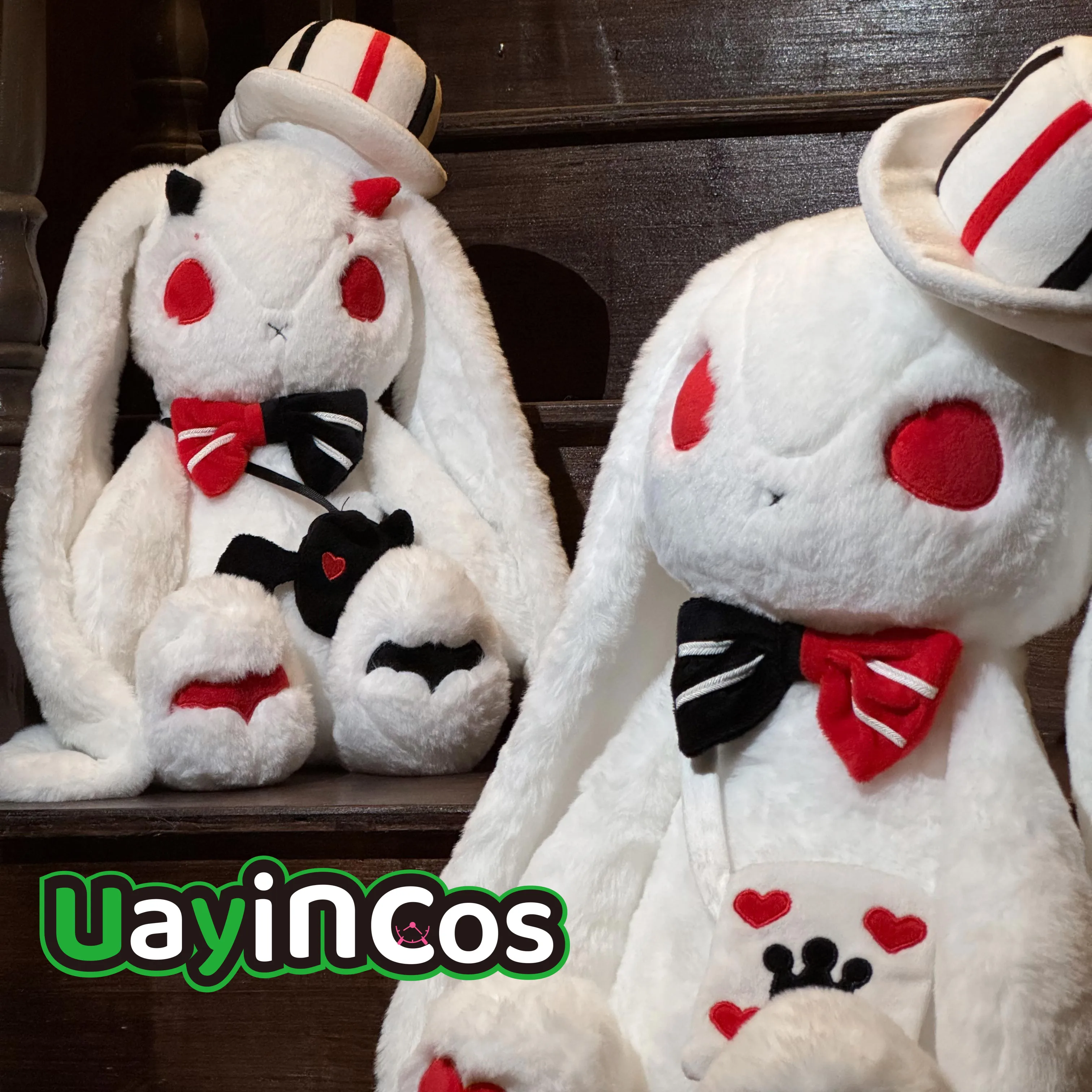 

In Stock 50cm Original RosyDream Red Black Rabbit Little Devil Bag Doll Backpack Bag Lolita Anime Game Toy Kids Gifts Cosplay