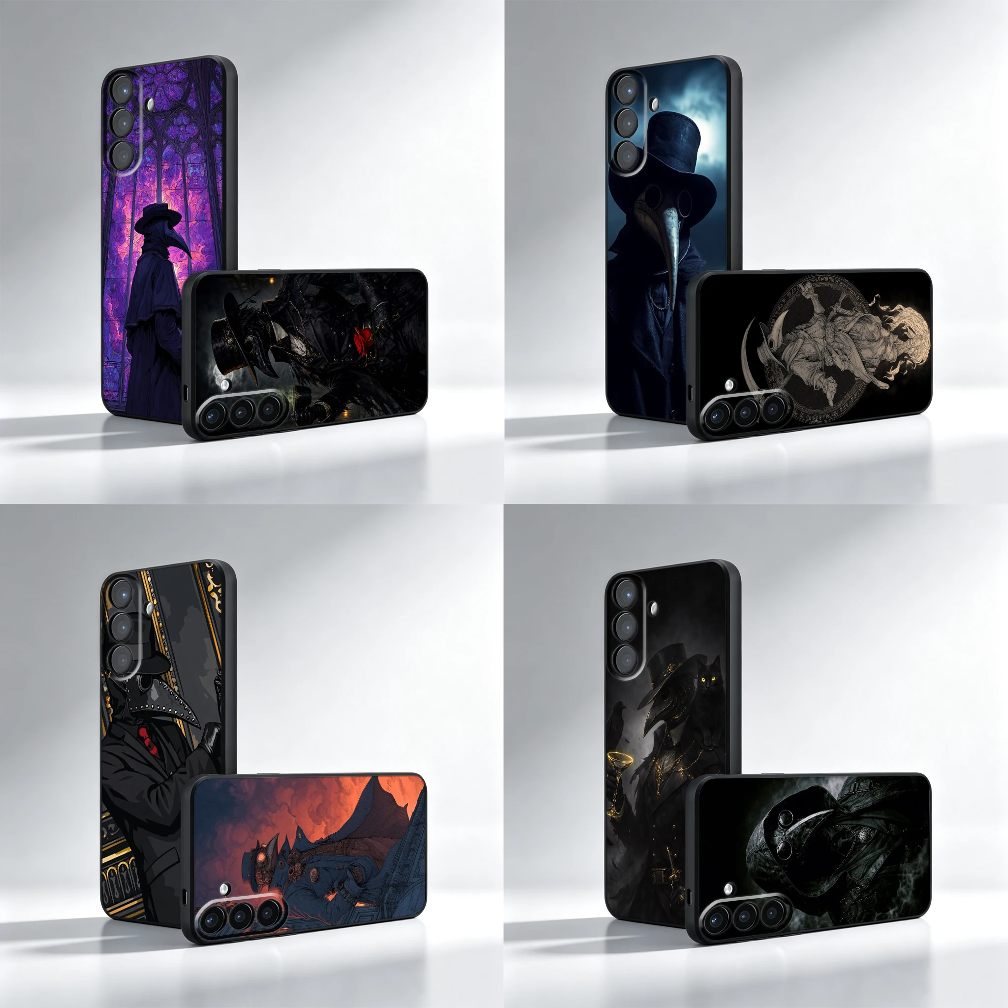 Plague Doctor Phone Case For Samsung A16 A26 A27 A37 A56 A57 A05S A06 A04S A55 A54 A35 A34 A25 A24 A15 A14 A71 A51 A50S A31 A20S