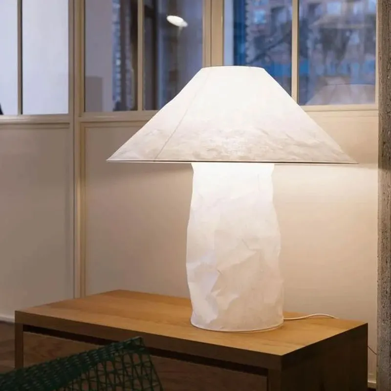 Japanse artistieke vloerlamp Nordic Ingo Maurer vloerlamp voor slaapkamer woonkamer hotel Wabi Sabi papieren tafellamp