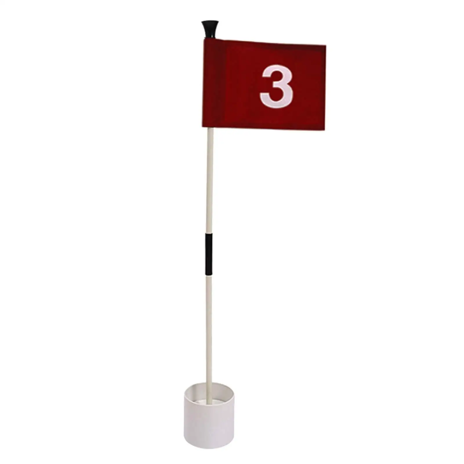 Golf Putting Green Flag and Hole Cup Practice Putting Golf Flags Golf Flag Hole Cup Set Golf Flagpoles for Home Indoor Outdoor