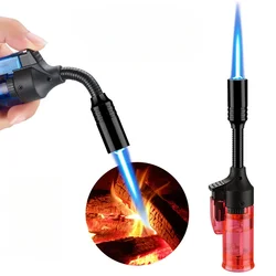 Outdoor Camping BBQ Kitchen Lighter Ignition Tool Long Handle Windproof Spray Gun Butane Gas Lighter Cigar Lighter