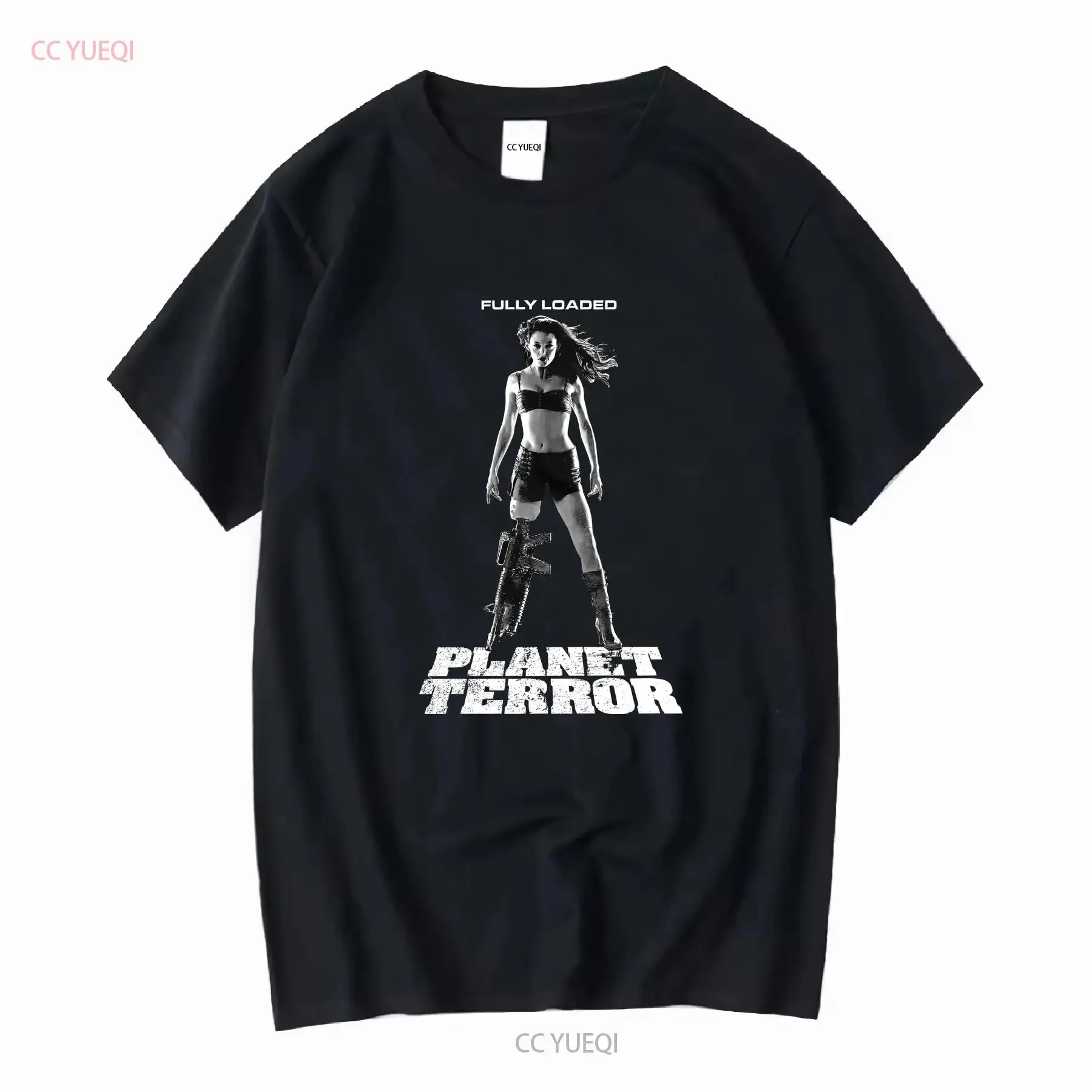 Planet Terror Tarantino Horror Movie T shirt long or short sleeves vintage Washed Stretched streetwear homme Breathable