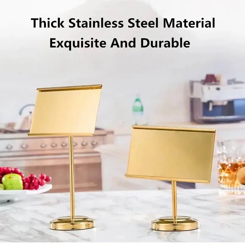 Small Metal Table Number Place Card Holder Wedding Reception Menu Paper Picture Holder Price Label Holder Stand